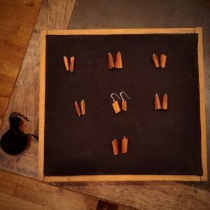 Pendantes en bois serpent